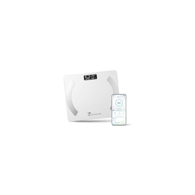 BILANCIA PESA PERSONA DIGITALE TECHMADE CON APP TM-SCALE-WH WHITE