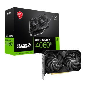 Vga Pci-E Msi Geforce 16gb Rtx 4060 Ti Ventus 2x Black Oc