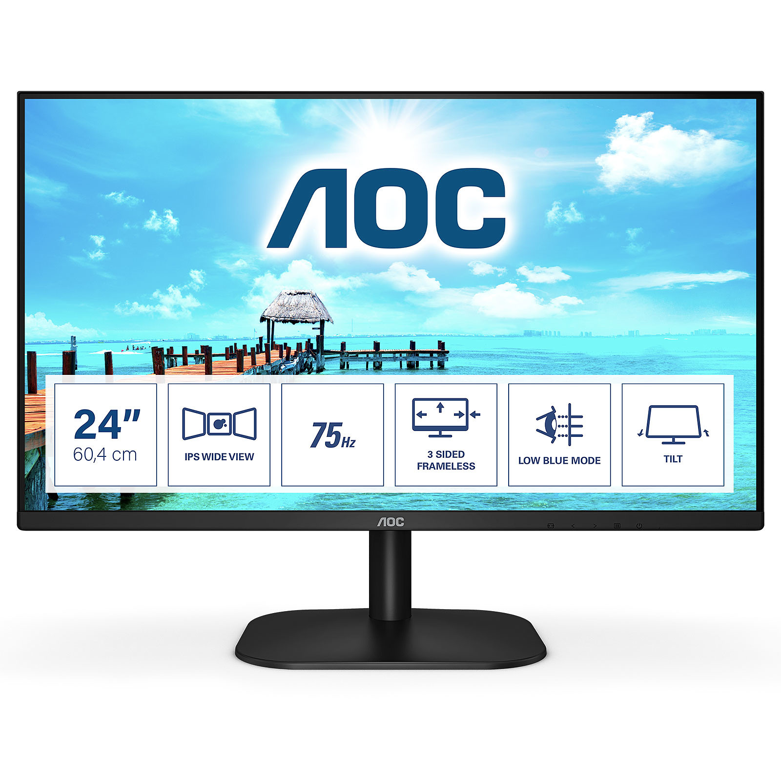 MONITOR IPS 24'' AOC 24B2XH