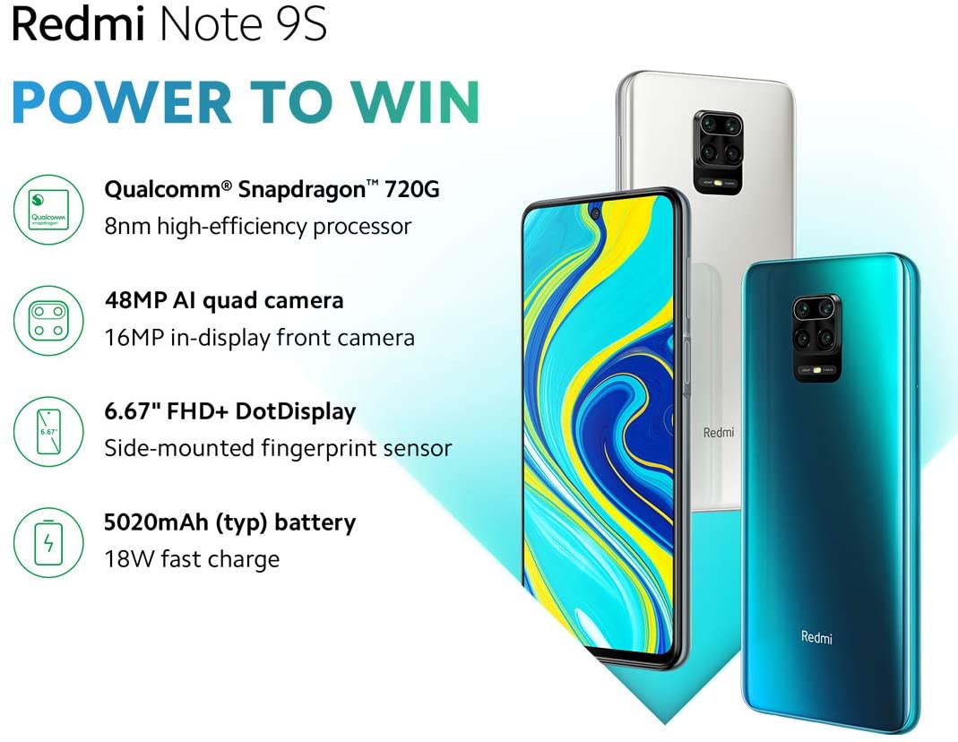 Redmi Note 9S Xiaomi 6GB 128GB 6.67?FHD - immagine 2