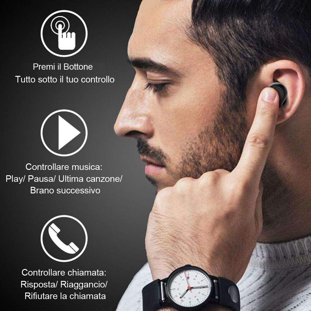 Cuffie Bluetooth HOMSCAM T1 - immagine 6