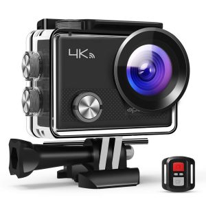Apexcam 4K WiFi 20MP Action Cam Ultra HD Sports Cam Impermeabile