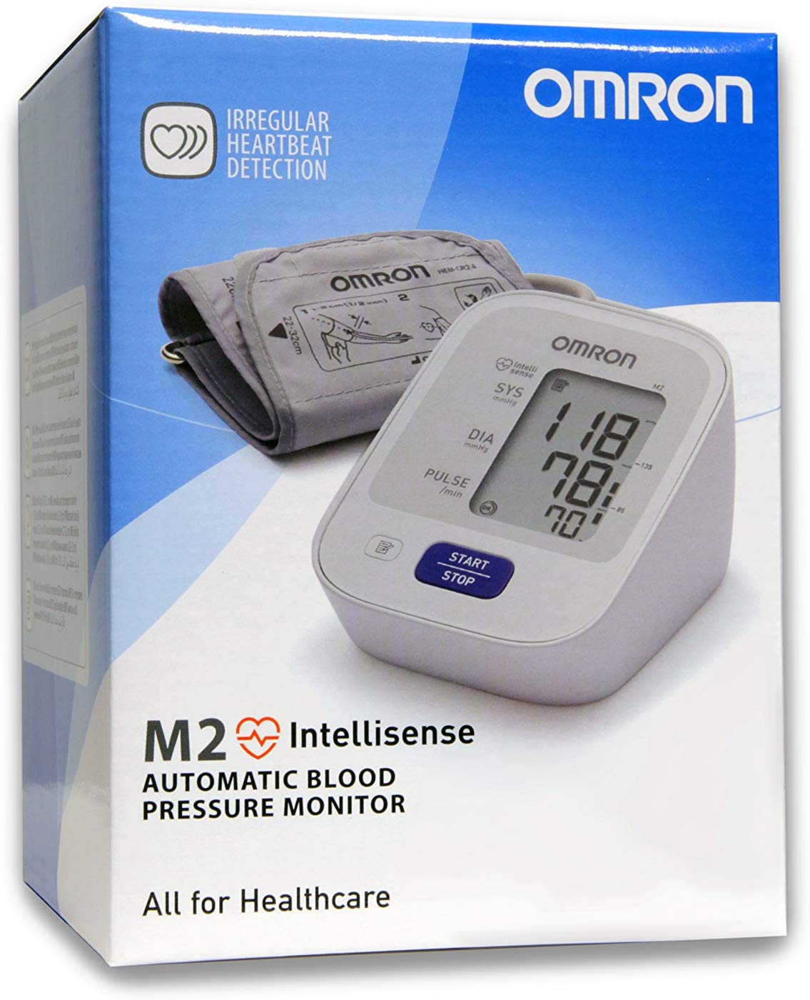 OMRON Healthcare M2 Misuratore di Pressione Sanguigna e Polso da Braccio - immagine 2