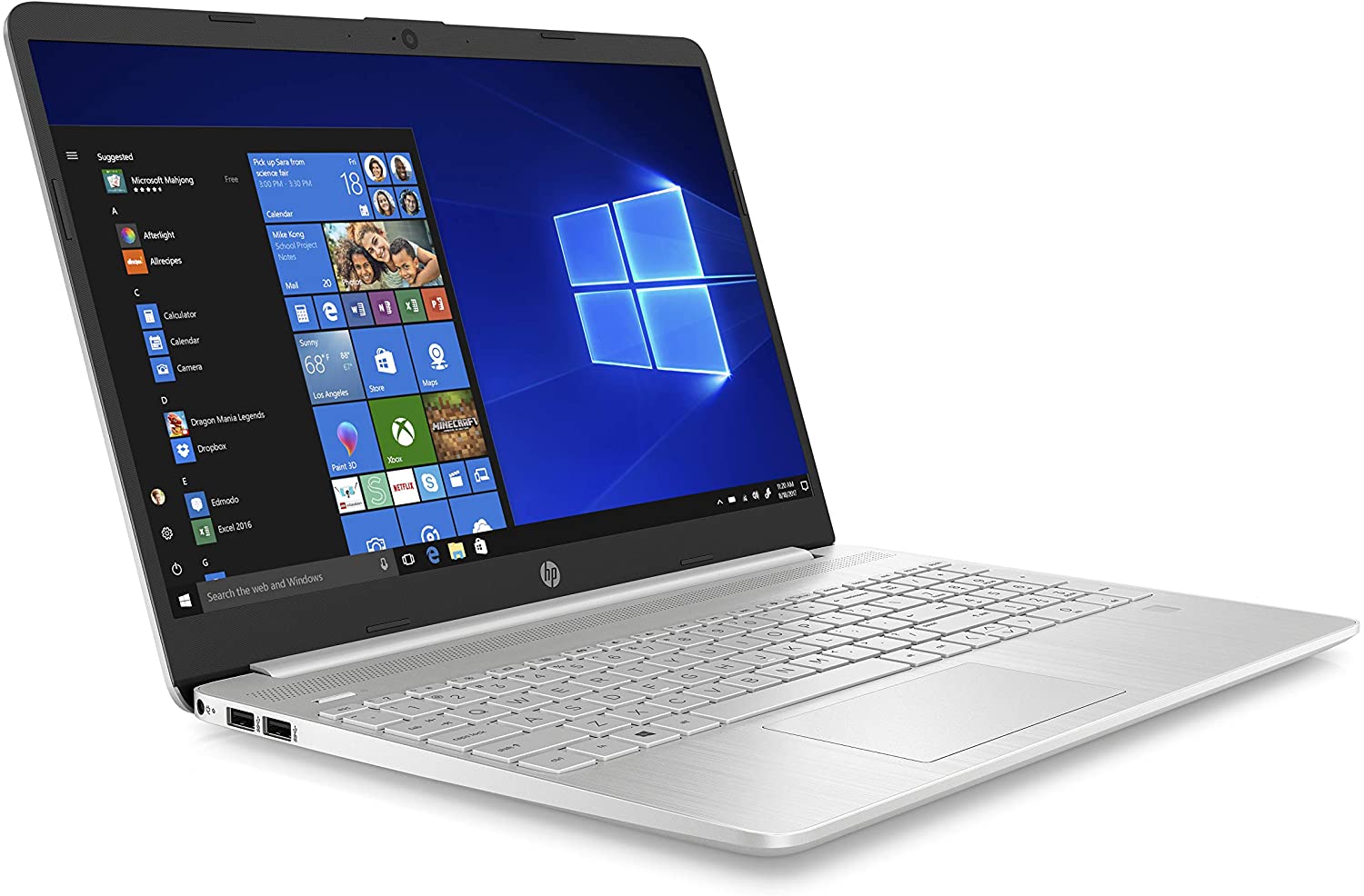 HP - PC 15s- eq0021nl Notebook, AMD Ryzen 3 RAM 8 GB SSD 256 GB - immagine 6