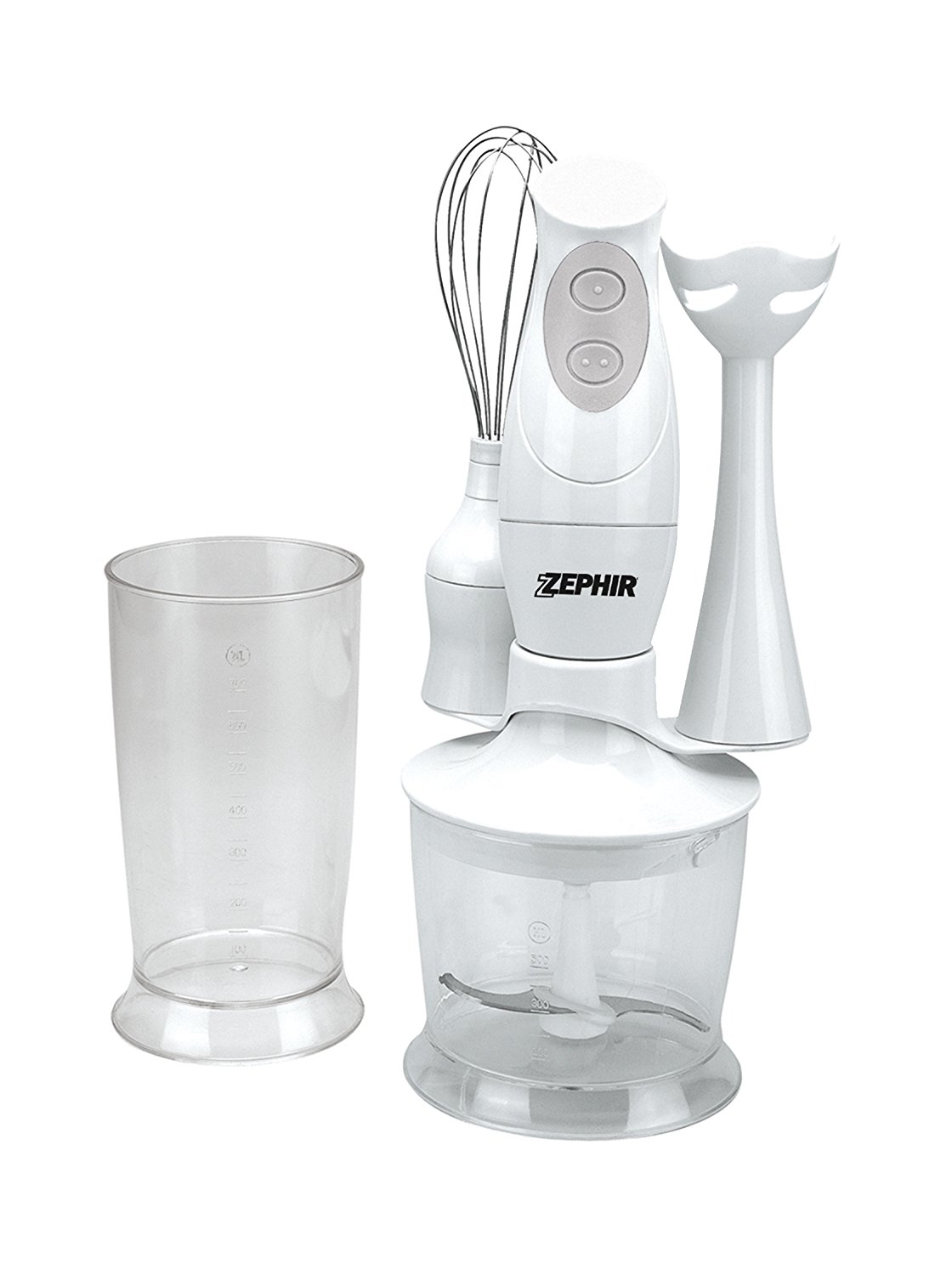 FRULLATORE AD IMMERSIONE 3 IN 1 300W ZEPHIR ZHC73 BIANCO