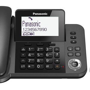 2-In-1 Cordless + Telefono Panasonic Kx-Tgf310exm Black