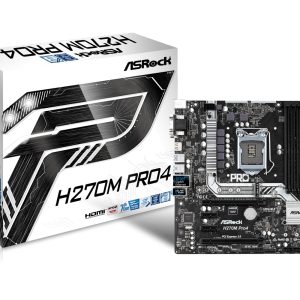 MAINBOARD SLGA1151 ASROCK H270M PRO 4 90-MXB3D0-A0UAYZ