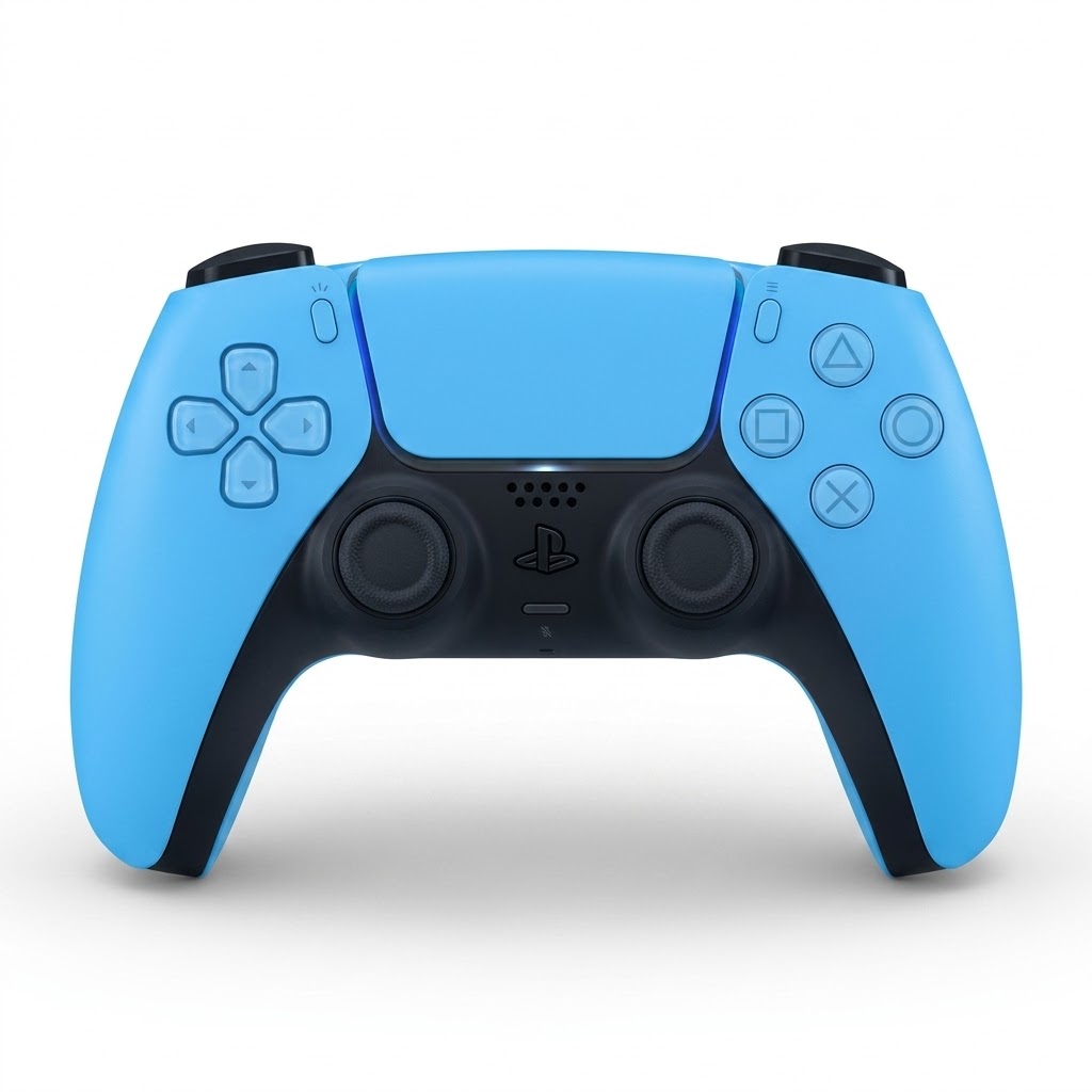 GAMEPAD PS5 SONY WIRELESS DUAL SENSE STARLIGHT BLUE V3 ITALIA