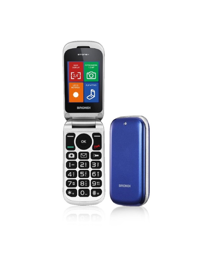 Cellulare Brondi Stone+ Duos Blue Italia