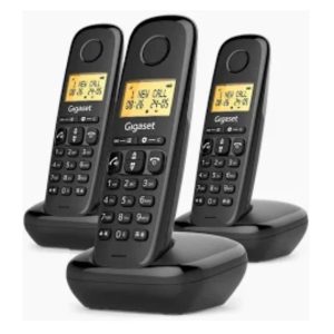 CORDLESS SIEMENS GIGASET A180 TRIO BLACK