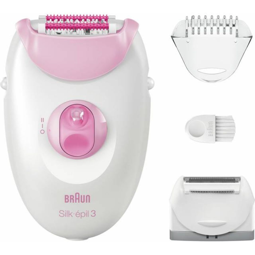 EPILATORE BRAUN 224963 SILK EPIL 3-031 ROSA