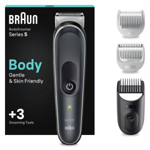 RASOIO ELETTRICO BRAUN SERIE 5 BODYGROOMER BG5340 BLACK/GREY