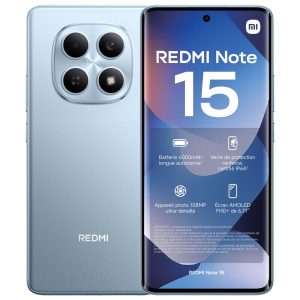 SMARTPHONE XIAOMI REDMI NOTE 15 4G 8+256GB DUOS BLUE EUROPA