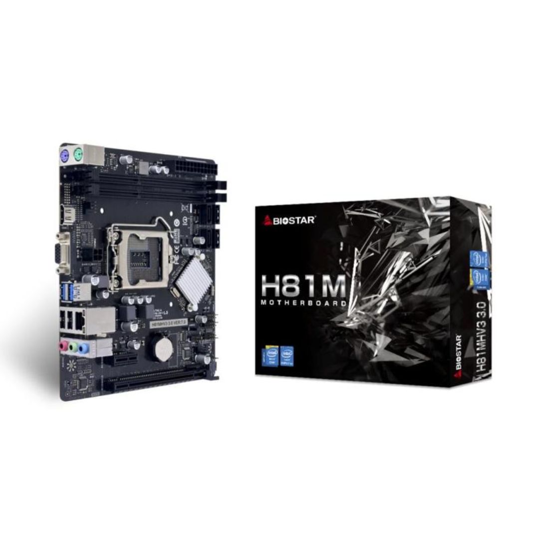 MAINBOARD LGA 1150 BIOSTAR H81MHV3 3.0 H81