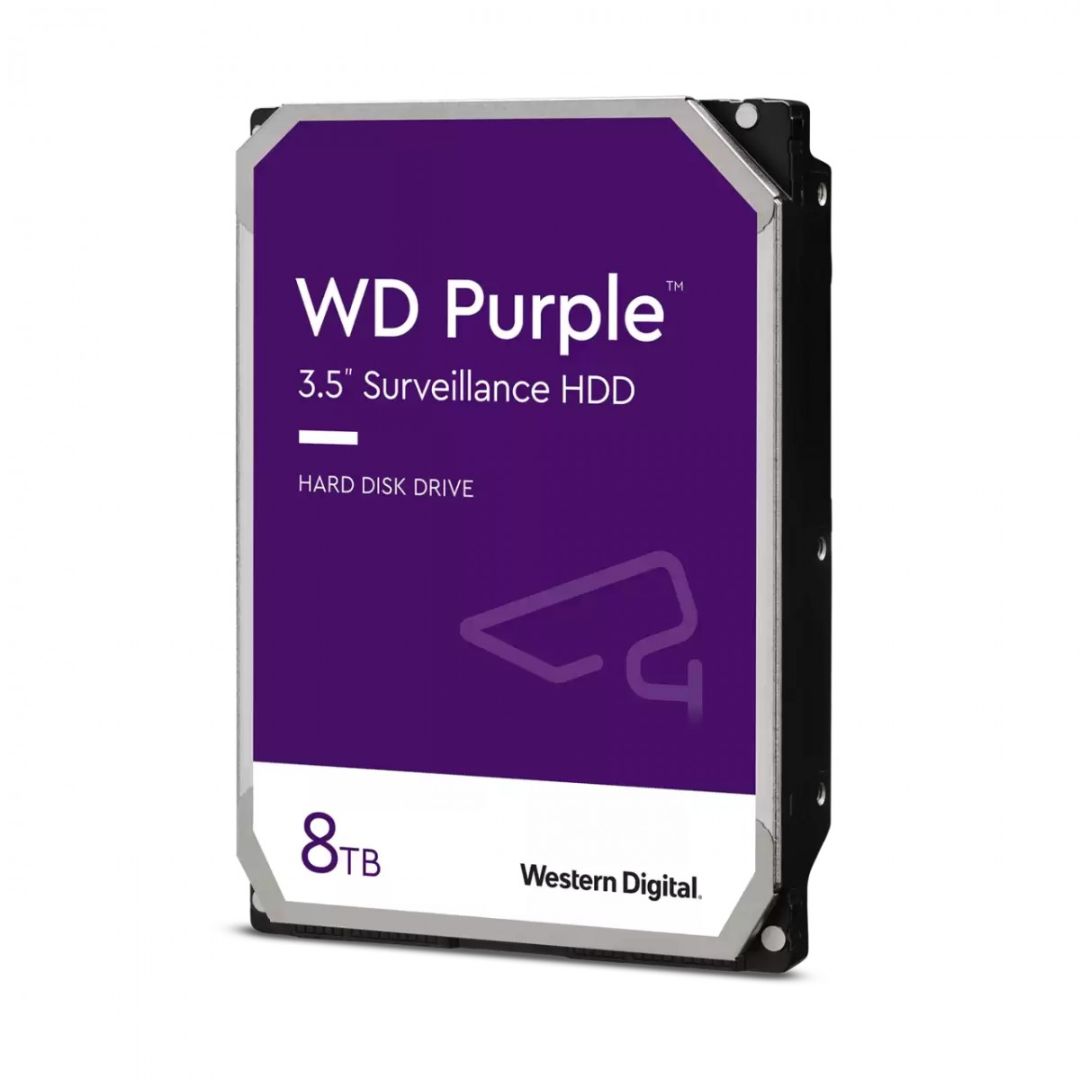 HARD DISK 3,5 SATA III 08TB WESTERN DIGITAL WD85PURZ PURPLE