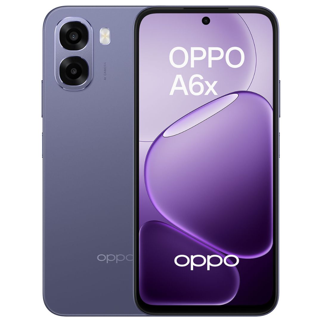 SMARTPHONE OPPO A6X 4G 4+128GB DUOS BLACK PURPLE ITALIA