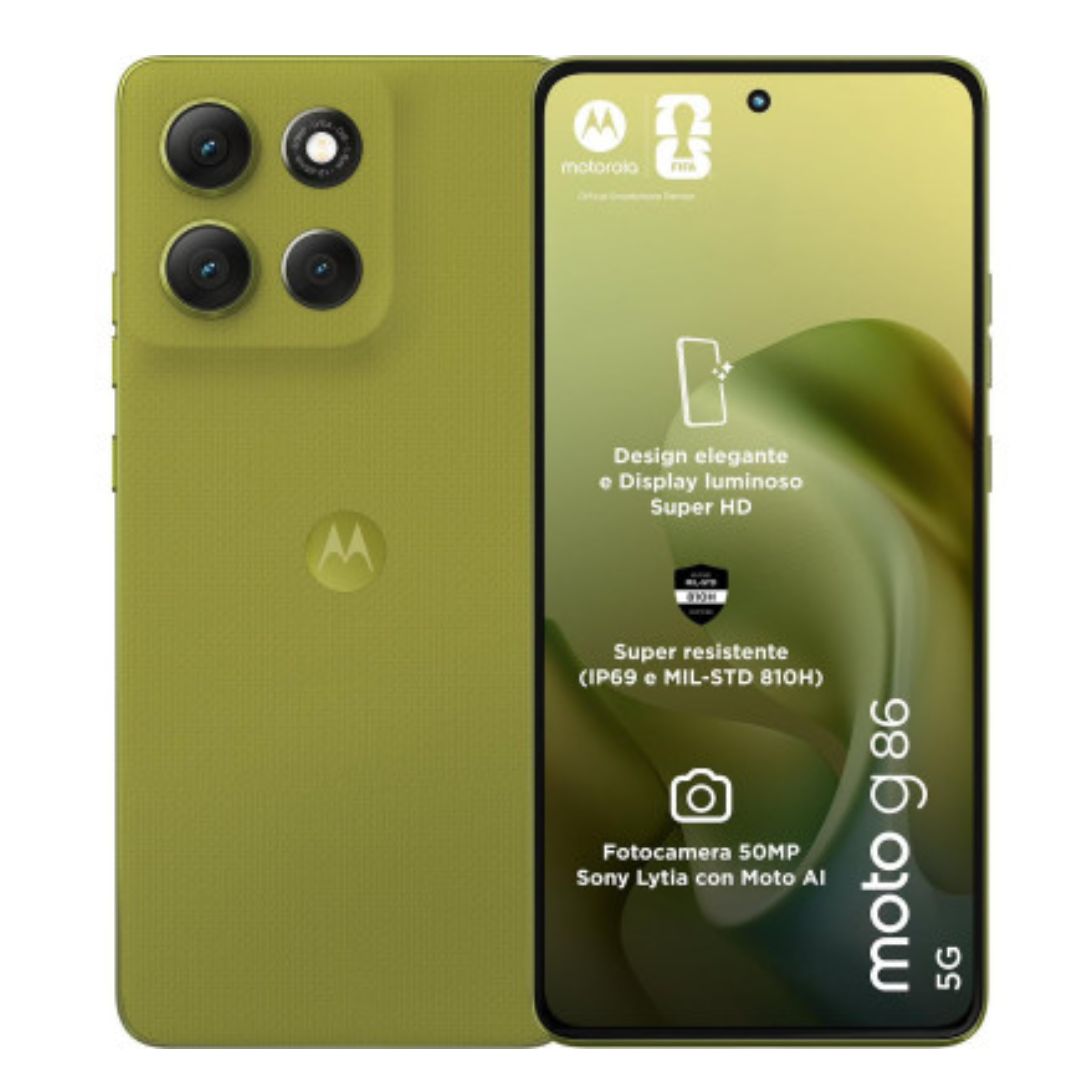 SMARTPHONE MOTOROLA G86 5G 8+256GB DUOS GOLDEN CYPRESS ITALIA