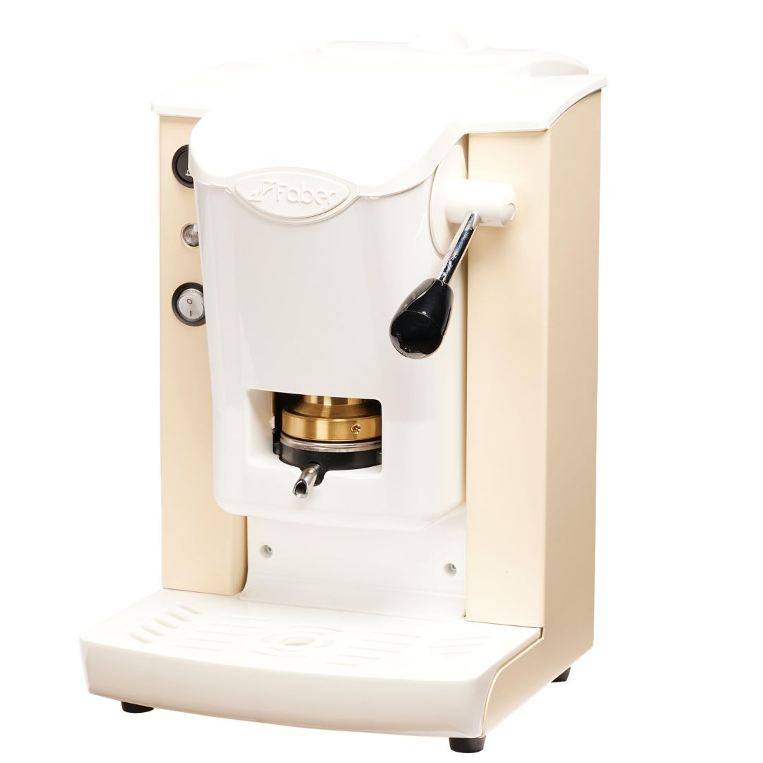 MACCHINA DA CAFFE' FABER SLOT PLAST TELAIO BIANCO PLASTICHE SABBIA