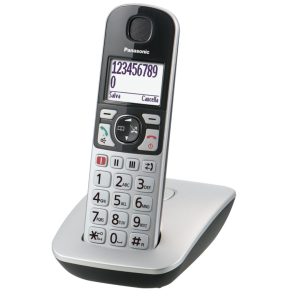 CORDLESS PANASONIC KX-TGE510JTS CON SEGRETERIA TELEFONICA ARGENTO