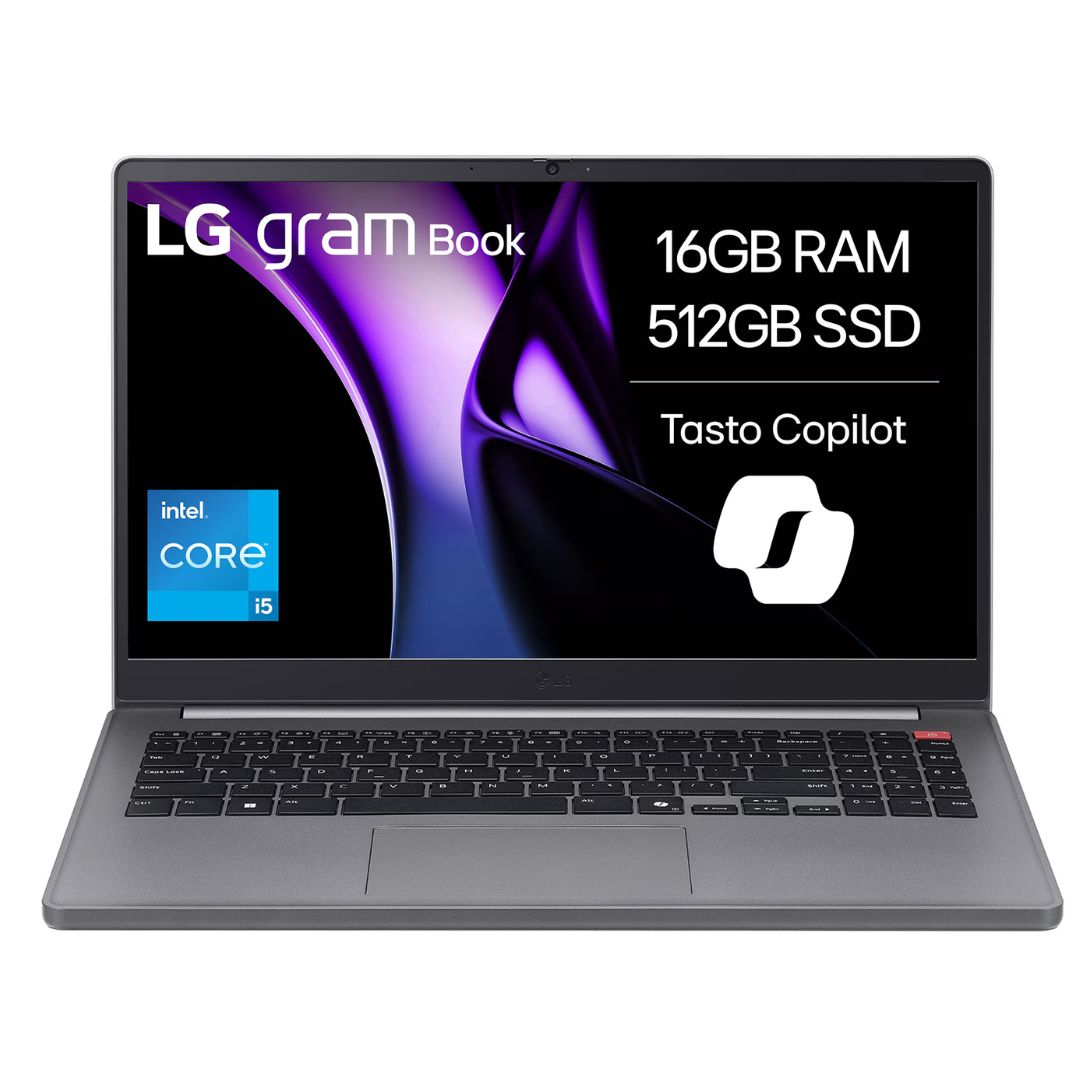 NOTEBOOK LG GRAM BOOK I5 16GB 512GB W11H 15U50T-G.AA56D