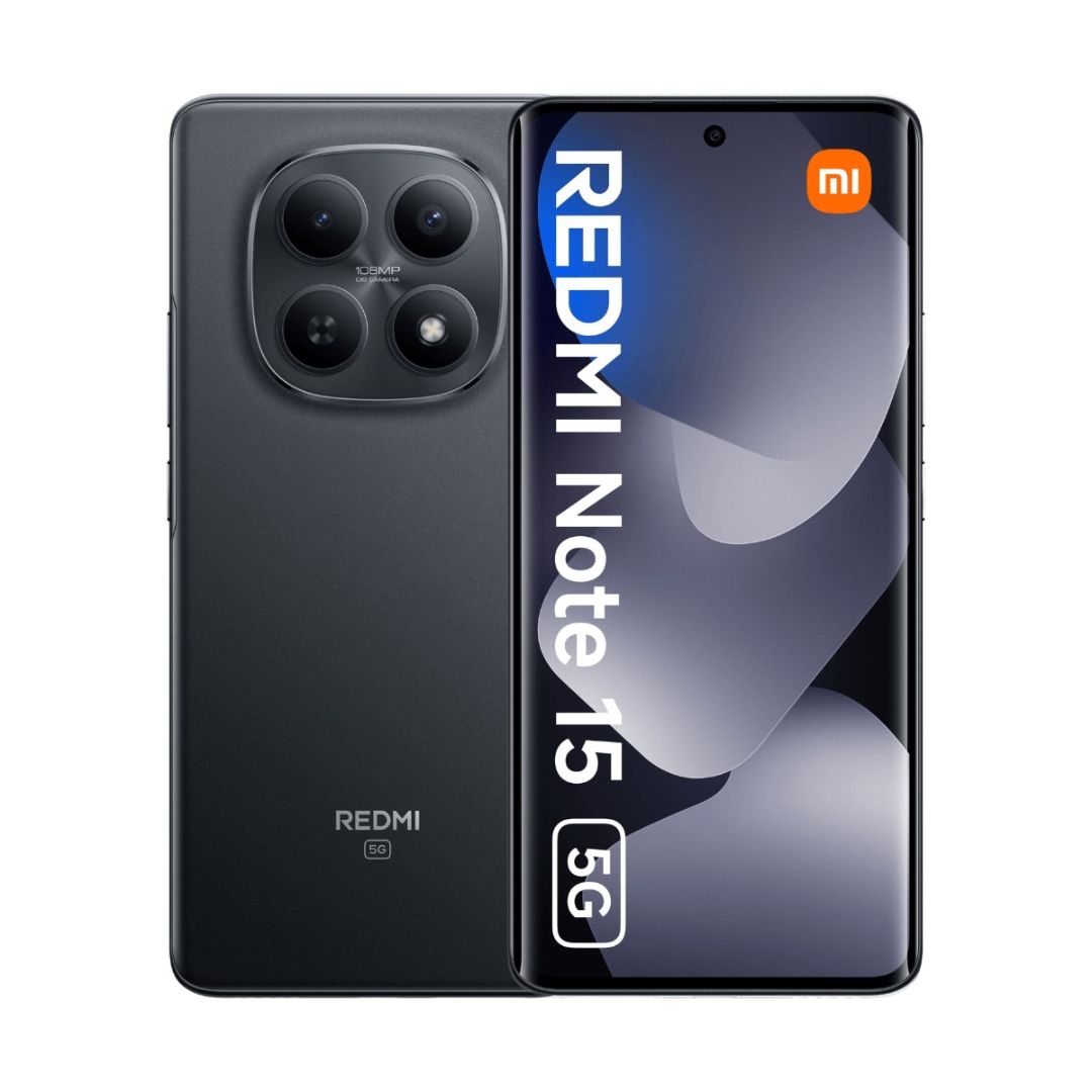 SMARTPHONE XIAOMI REDMI NOTE 15 5G 8+512GB DUOS BLACK ITALIA