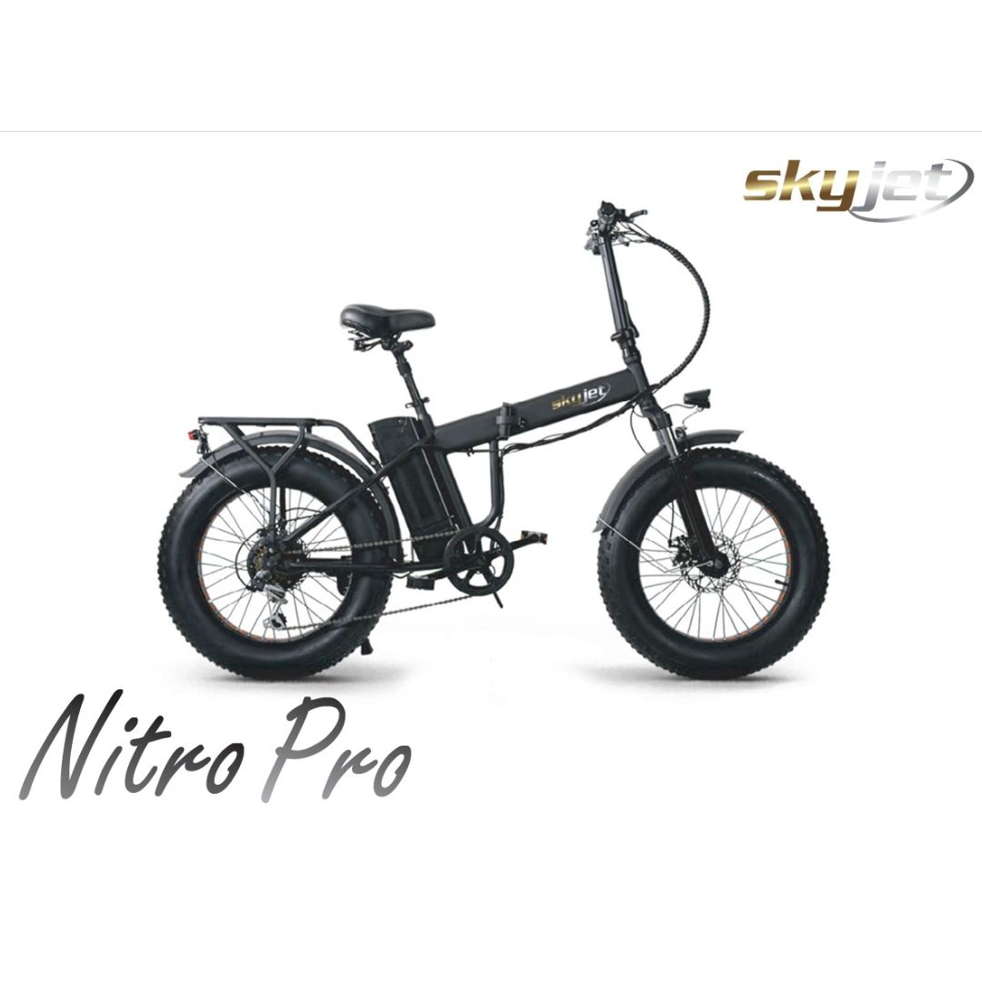 BICICLETTA ELETTRICA 250W SKYJET NITRO PRO NERO
