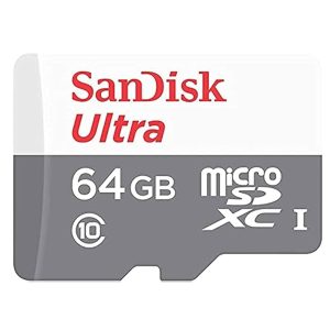 MEMORY CARD MICRO SD/TRANSFLASH 64GB SANDISK SDSQUNR-064G-GN3MN