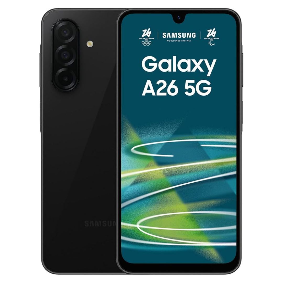 SMARTPHONE SAMSUNG A266 GALAXY A26 5G 6+128GB BLACK EE ITALIA