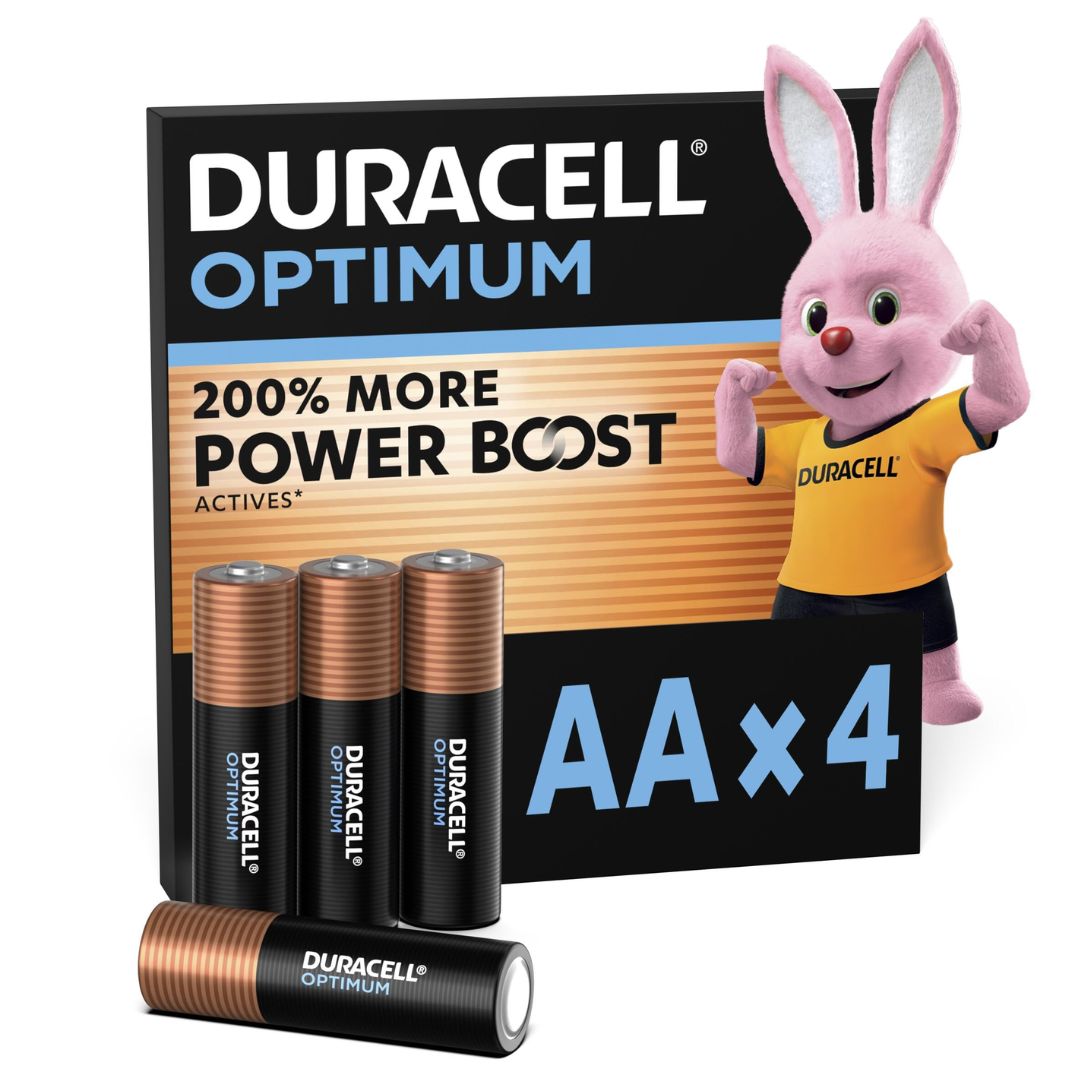 BATTERIA MINISTILO 1AA ALCALINA 4PZ DURACELL OPTIMUM OPMN2400