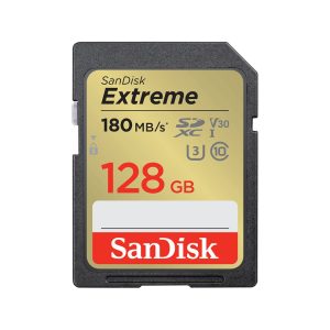 MEMORY CARD 128GB SANDISK EXTREME CLASSE 10 U3 V30 SDSDXVA-128G-GNCIN