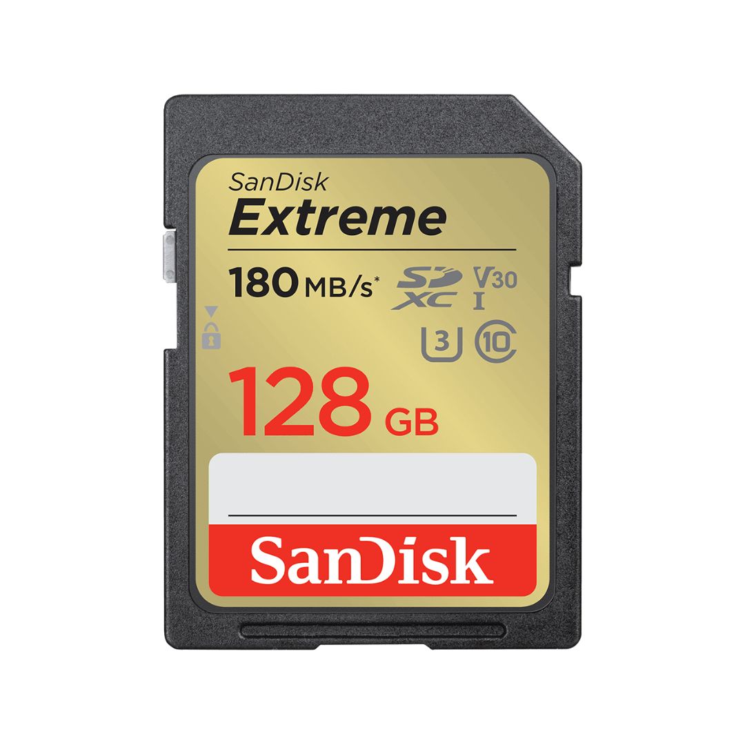MEMORY CARD 128GB SANDISK EXTREME CLASSE 10 U3 V30 SDSDXVA-128G-GNCIN