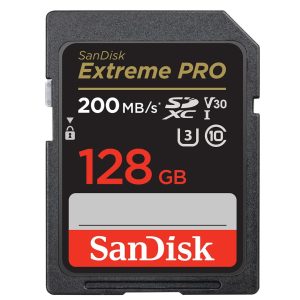 MEMORY CARD MICRO SD/TRANSFLASH 128GB SANDISK EXTREME PRO CLASSE 10 U3 V3 SDSQXCD-128G-GN6MA