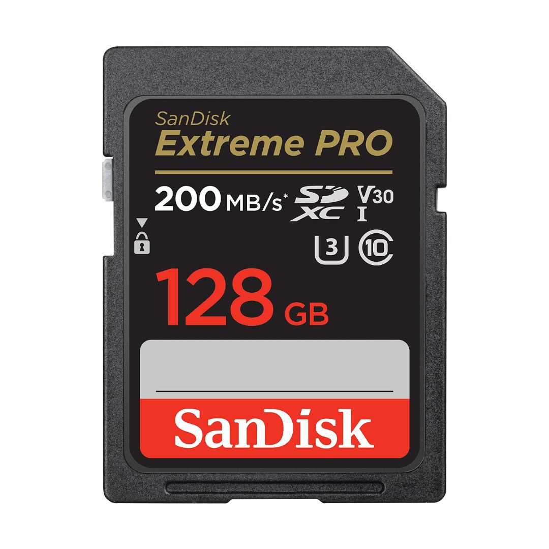 MEMORY CARD 128GB SANDISK EXTREME PRO CLASSE 10 U3 V30 SDSDXXD-128G-GN4IN