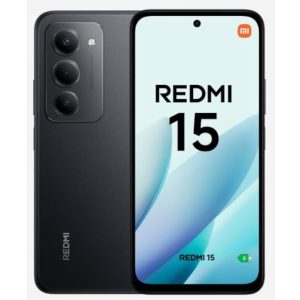 SMARTPHONE XIAOMI REDMI 15 5G 4+128GB DUOS MIDNIGHT BLACK ITALIA