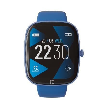 SMARTWATCH BUYTECH BY-GAMMA-BL CASSA BLU CON CINTURINO SILICONE BLU