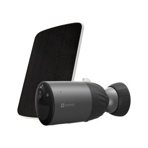 Telecamera Di Videosorveglianza Da Esterno Ezviz 2k A Batteria Cs-Eb3 - Color Night Vision - Ip66 - Wifi + Kit Pannello Solare Cseb3/Sp