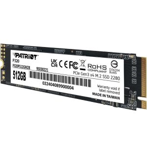 Hard Disk 2,5 Ssd M.2 512gb Nvme Patriot Viper P320 P320p512gm28