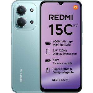 SMARTPHONE XIAOMI REDMI 15C 5G 4+128GB DUOS GREEN EU
